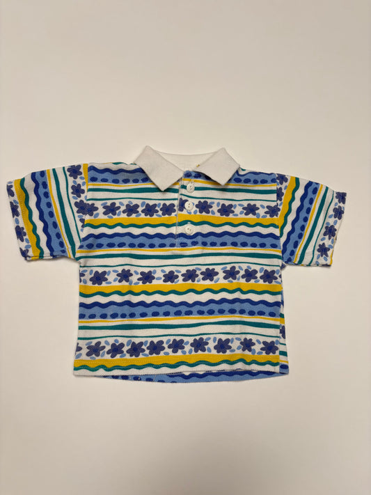 baby polo met print (3/6 mnd)